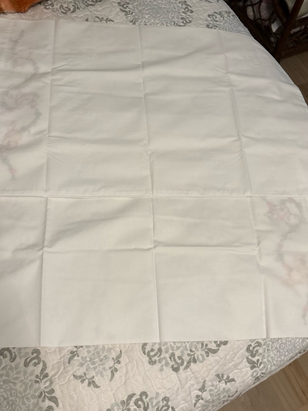 Vintage Pair Hand Embroidered White Pillowcases Orange Flower
Vine 3 Kittens - Picture 7 of 14